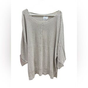 ANDREE BY UNIT Women's Beige Tunic Top